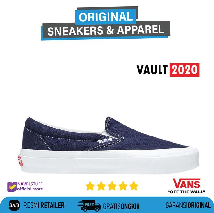 Vans Vault OG Slip On Navy White (Summer Spring 2020) Original BNIB 41