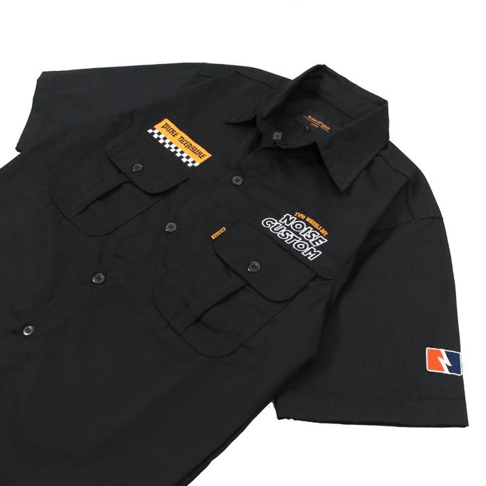 Gambar NEW WORKSHIRT / WORK SHIRT / WORKWEAR / KEMEJA KERJA LAPANGAN BY NOISE - Hitam, M dari STREETWEARSUPPLY undefined Tokopedia