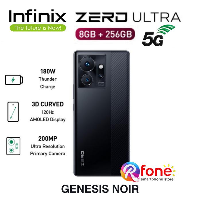 Gambar Infinix Zero Ultra 5G 8/256GB | New BNIB Garansi Resmi - GENESIS NOIR dari R-fone Mobile undefined Tokopedia