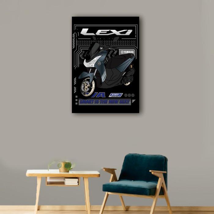 Gambar KARIMAKE Poster Kayu MAXI FAMILY YAMAHA NMAX XMAX AEROX LEXI Aesthetic - V1, STICKER dari KRMK Karimake undefined Tokopedia