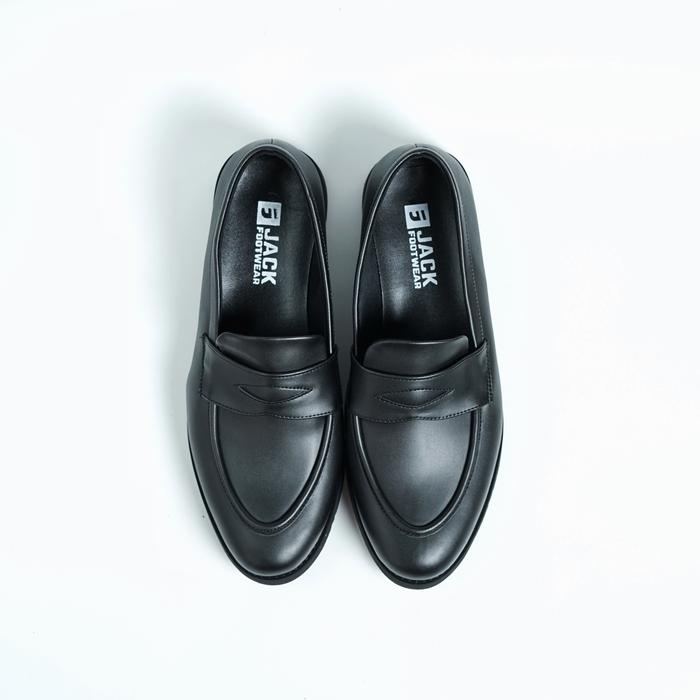 Gambar Jack Footwear - Sepatu Loafers Pria Formal Kerja Malvin Black - 41 dari jackfootwear undefined Tokopedia