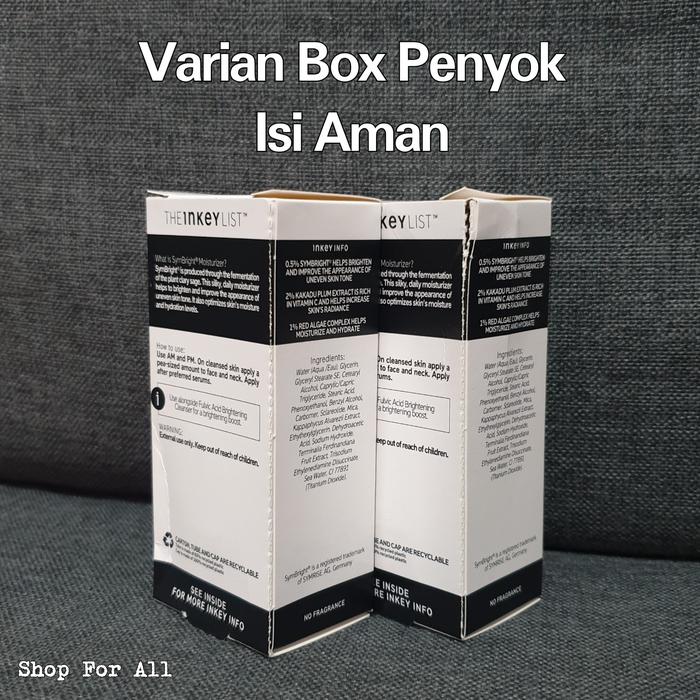 Gambar THE INKEY LIST Symbright Moisturizer 50ml - BOX PNYK/RUSAK dari Shop For All ID undefined Tokopedia