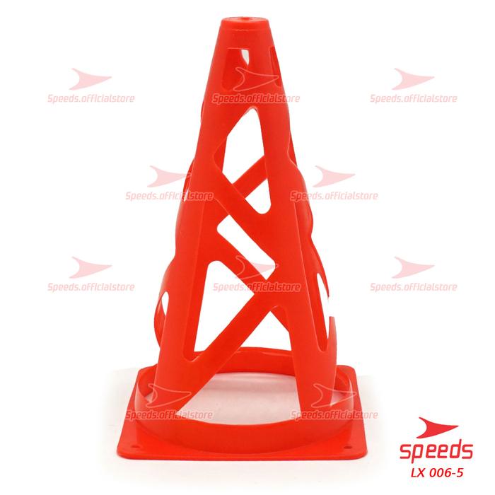 Gambar Cone Kerucut Marker Latihan Olahraga Futsal Sepak Bola 50 Cm 006-12 - 006-5 MERAH dari Speedshome undefined Tokopedia