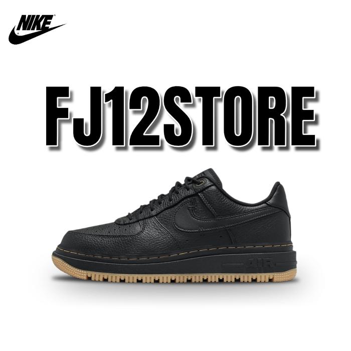 Gambar Sepatu Pria Sneakers Nike Air Force 1 Low Original Luxe Black Gum - BLACK GUM, 40 dari FJ12Store undefined Tokopedia
