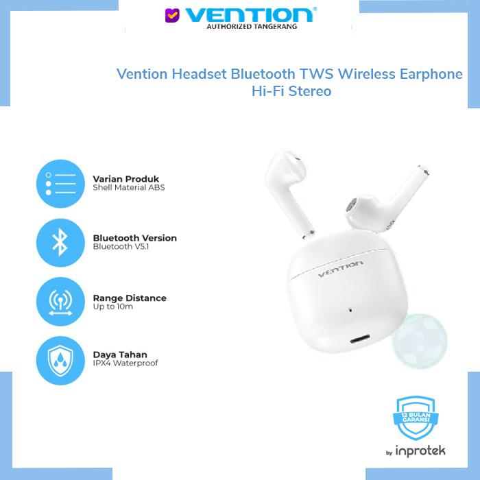 Gambar Vention Headset Bluetooth TWS Wireless Earphone Hi-Fi Stereo - NBG dari IT Solution Mart_NEW undefined Tokopedia