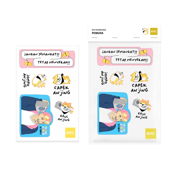 Gambar KITC Stiker Set Sticker Pack - Pemuda dari KITC undefined Tokopedia