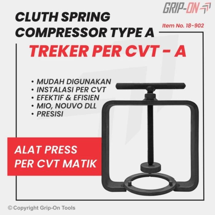Gambar GRIP ON TREKER PER CVT CLUTCH SPRING COMPRESSOR ALAT PRESS CVT MATIC - TYPE A dari Karya pratama abadi undefined Tokopedia