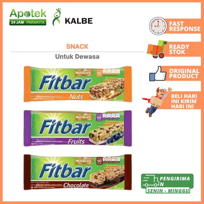 Gambar Fitbar Camilan Sehat dan Enak untuk Anda yang Diet - Cokelat dari Apotek24jamParakitaMedika undefined Tokopedia