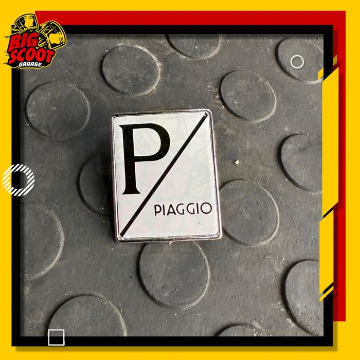 Gambar Emblem Dasi P Coret Non Original All Vespa Matic - Putih dari Bigscootgarage undefined Tokopedia