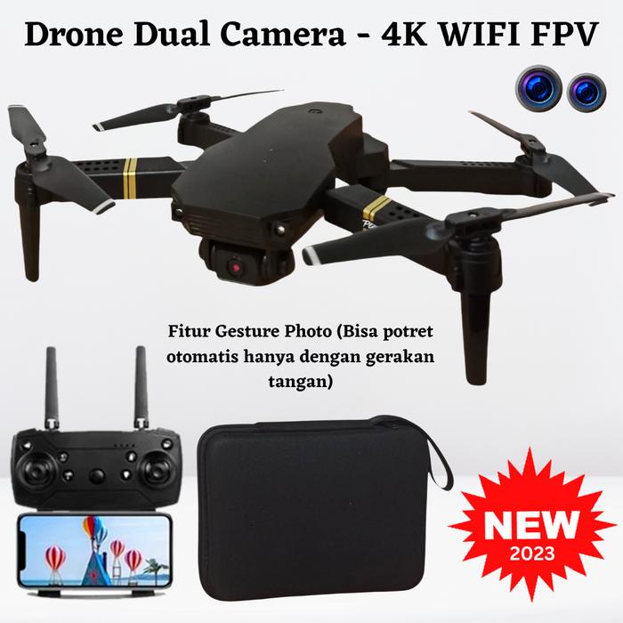 Gambar Drone Dual Camera 4K / Drone Pemula dual Camera / Drone Wifi Fpv - Drone dari Channelhobby undefined Tokopedia