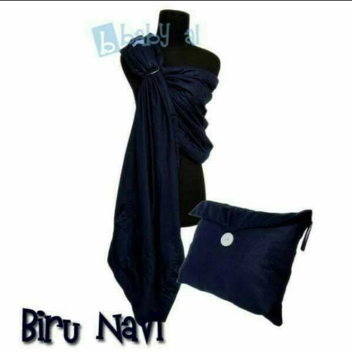 Gambar Gendongan Ring Sling (Kain Panjang) - Navy dari Aurel Babyshop undefined Tokopedia