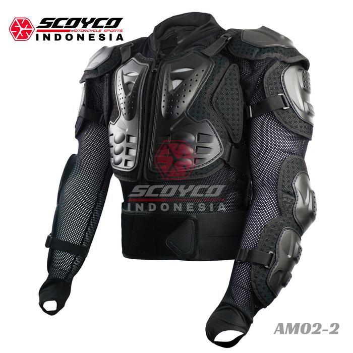 Gambar Scoyco Body Protector Motorcycle Armor Titan Protective Gear Scoyco AM02-2 - Hitam, L dari Scoyco Indonesia undefined Tokopedia