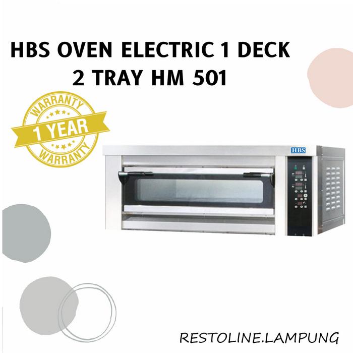 Gambar Oven Electric 1 Deck 2 Tray HBS HM 501 Sinmag - HM-501 dari RestolineLampung undefined Tokopedia