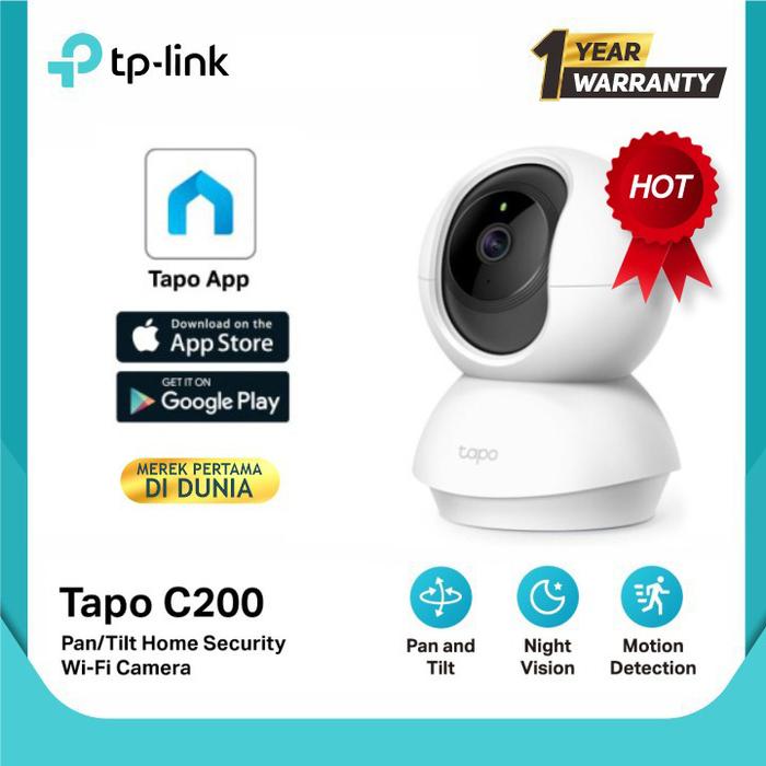 Gambar TP-Link CCTV Tapo C310 C200 C100 Wifi Camera HABE - Tapo C200 dari HABE Mall undefined Tokopedia