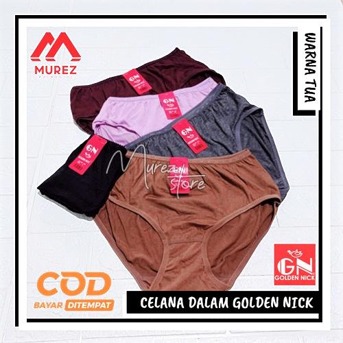 Gambar CD CELANA DALAM WANITA HIGH QUALITY SATUAN MERK GOLDEN NICK - Polos, XXL dari MUREZ STORE undefined Tokopedia