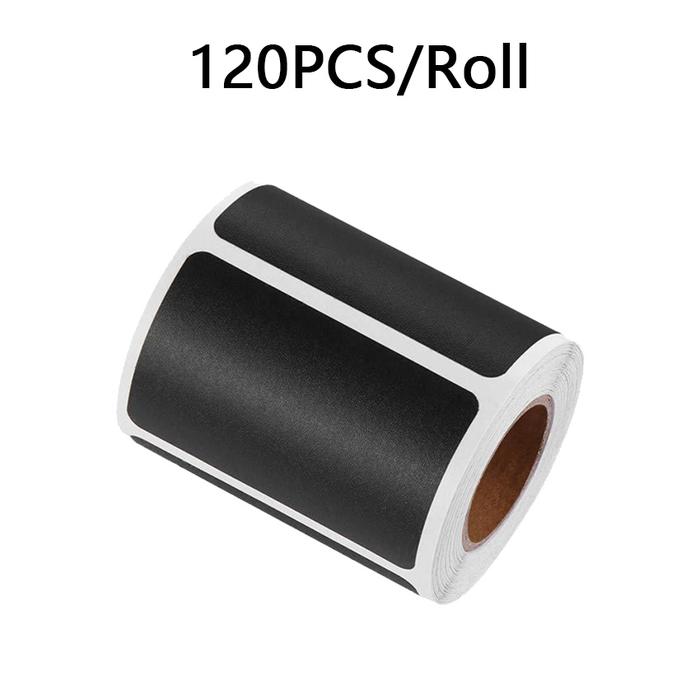 Gambar 300Pc Label Sticker Hitam Toples Rectangle / Chalkboard Label Sticker - 120Pcs dari FunToys711 undefined Tokopedia