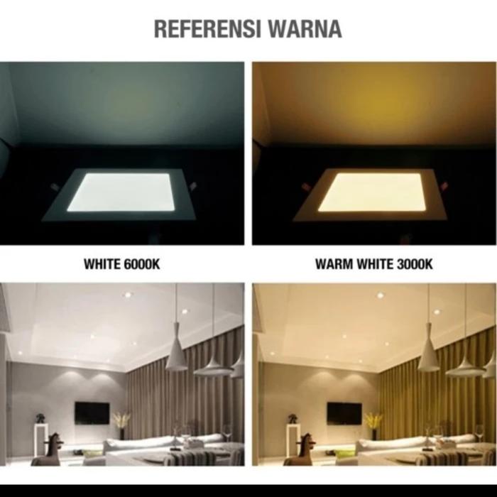 Gambar lampu led panel downlight led outbow tempel ceilling plafon 12w 12wat - KOTAK PUTIH, OUTBOW 6 WATT dari central led lighting undefined Tokopedia