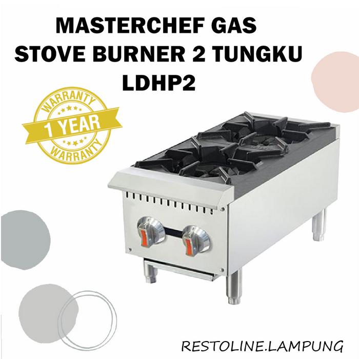 Gambar Cooking Line - Gas Stove Burner 2 Tungku Masterchef LDHP2 - LDHP2 dari RestolineLampung undefined Tokopedia