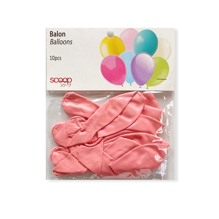 Gambar Scoop Balon Karet Polos (10pcs) 55421100 - Pink Muda dari Scoop Ideas undefined Tokopedia