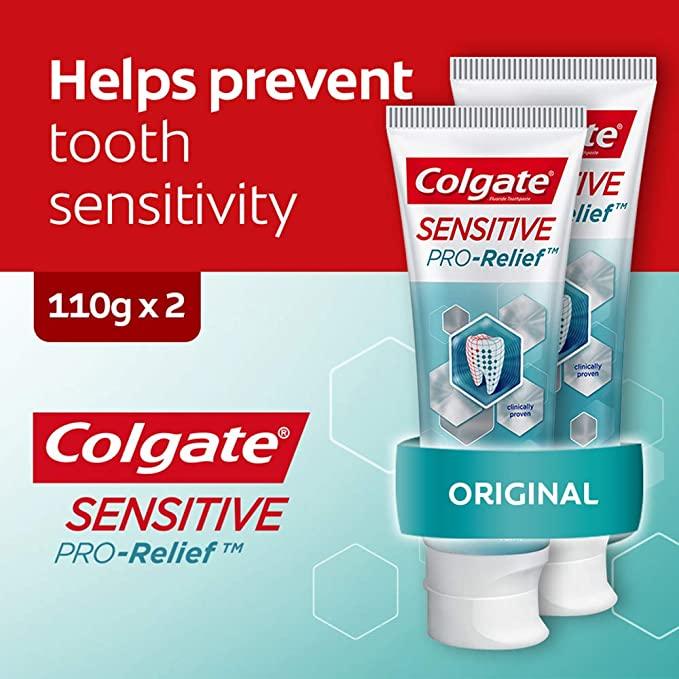 Gambar Colgate Sensitive Pro Relief Original Toothpaste 110g x 2 dari JO Mart 89 undefined Tokopedia