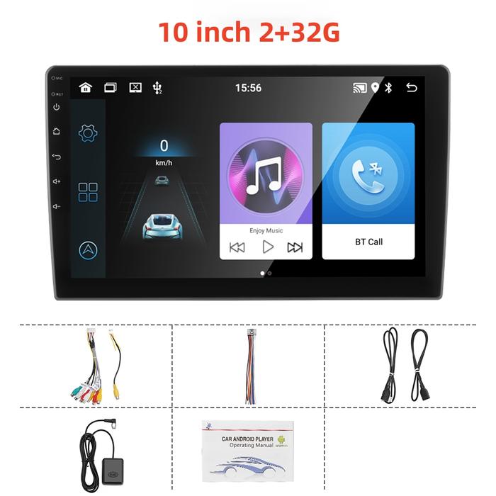 Gambar Head Unit Android 12 10 inch Double DIN universal GPS Bluetooth Wifi - (2+32G) dari GEARELEC-ID undefined Tokopedia