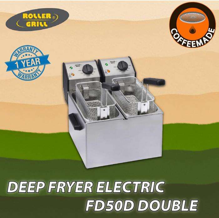 Gambar Restoline Deep Fryer Roller Grill FD50 Single 5L - FD 80 dari Coffeemadee undefined 5 Tokopedia