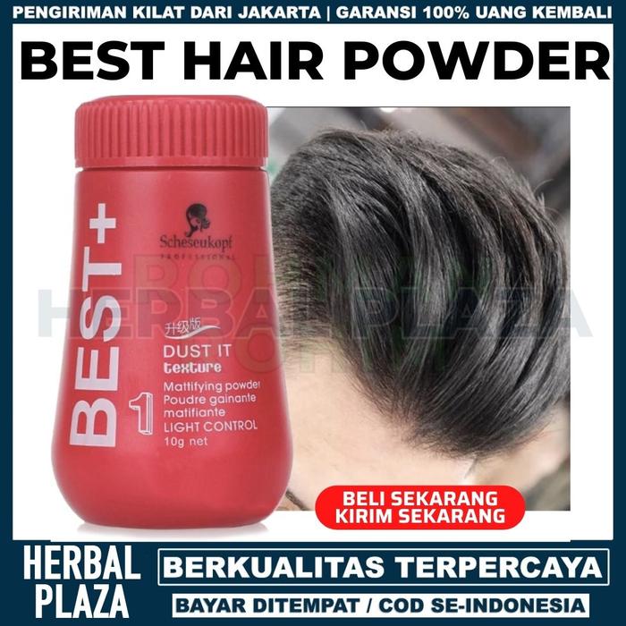 Gambar BEST Hair Powder Pomade Bubuk Bedak Rambut Pria Wanita Hairstyling dari HERBALPLAZA undefined Tokopedia