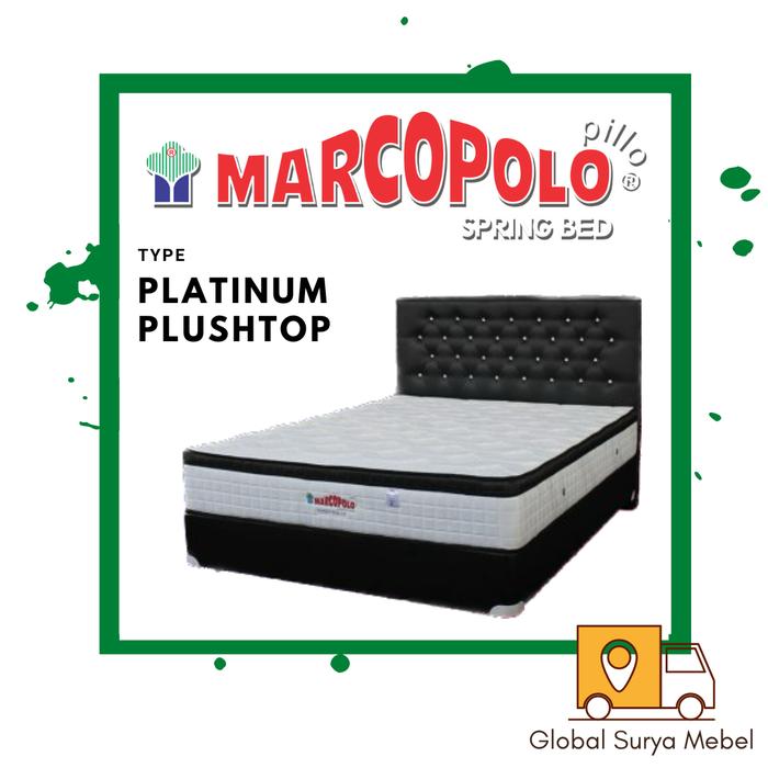 Gambar Marcopolo Matras Kasur / Spring Bed Type Platinum Plushtop - 120, Matrass Only dari Global Surya Mebel undefined Tokopedia