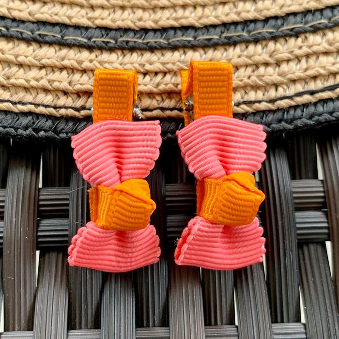 Gambar GIRL HAIR CLIP JEPIT RAMBUT ANAK PEREMPUAN MODEL PITA DAN BUNGA IMPORT - Orange1 dari Joli Jolie ID_NEW Kota Surabaya Tokopedia
