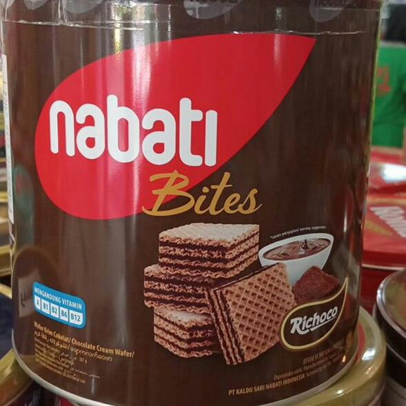 Gambar WAFER NABATI KALENG BULAT (Netto:287gr) - Cokelat dari KUEKITA99SHOP undefined Tokopedia