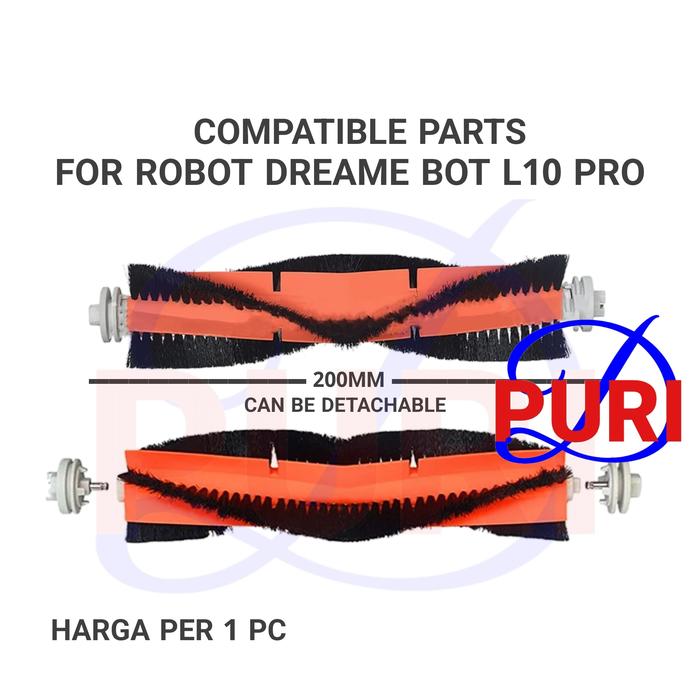 Gambar Robot Dreame Bot L10 Pro Filter Mop Brush Roller Water Tank Dust Box - Roller Brush dari Puri Denshi undefined Tokopedia