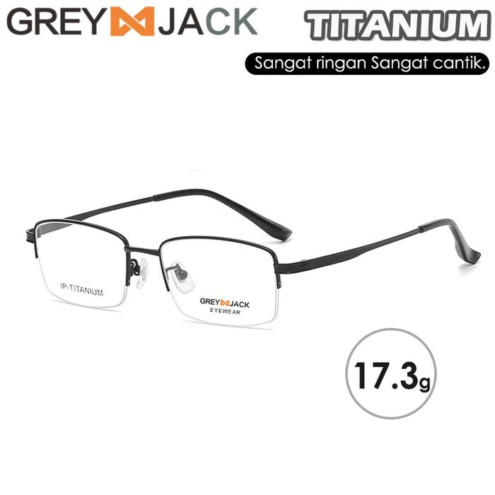 Gambar Grey Jack kacamata anti radiasi blue ray komputer HP Tv fashion 5050 - BLACK dari Grey Jack Eyewear undefined Tokopedia