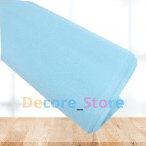 Gambar Kertas Bunga / Kertas Tisu/ Cotton Paper / Flower Paper / Kertas Bunga - Biru Muda dari DecoreStore undefined Tokopedia