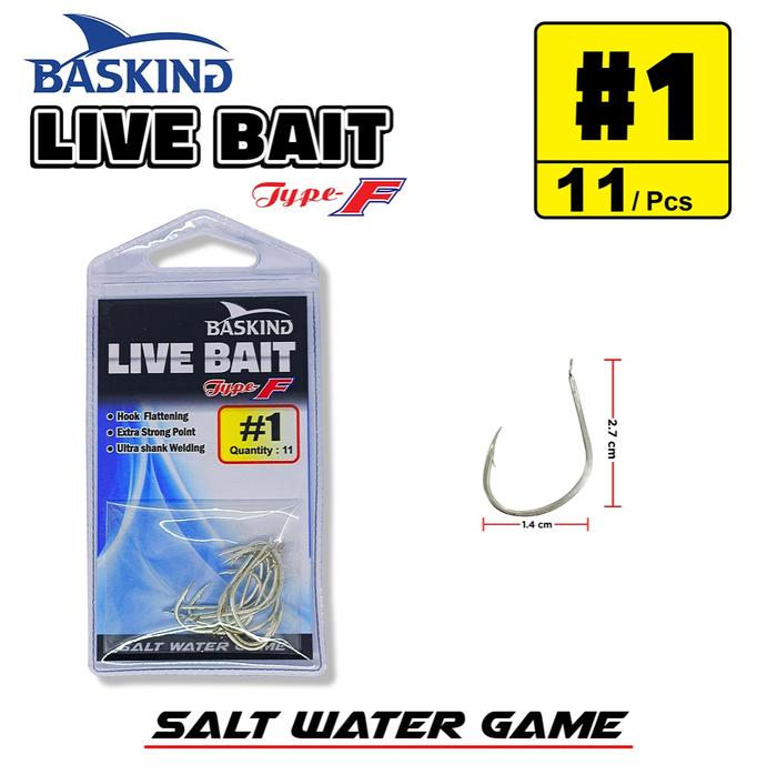 Gambar Hook Jigging Live Bait Flating HOok Basking - #1 isi 11pcs dari Toko pancing Kawan Lama undefined Tokopedia