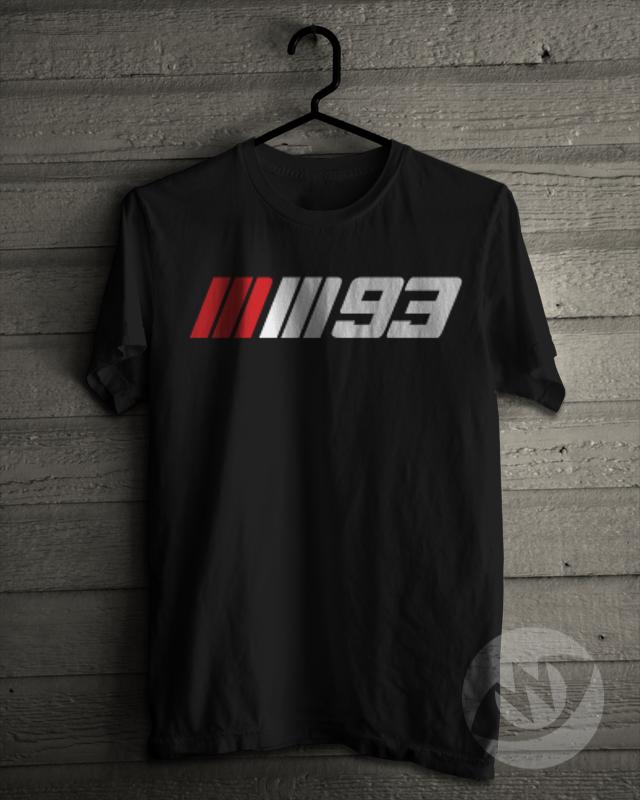 Gambar Kaos Sablon Moto GP Marc Marquez 93 Bahan cotton combed - Hitam, S dari welkam kaos undefined Tokopedia