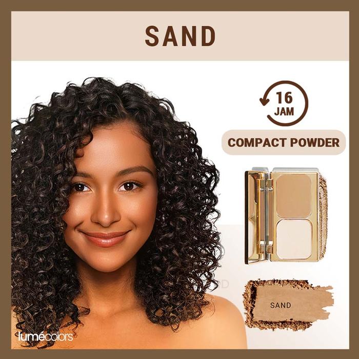 Gambar Lumecolors Compact Powder Bedak Padat Full Coverage 3 in 1 - SAND dari LumecolorsHD undefined Tokopedia