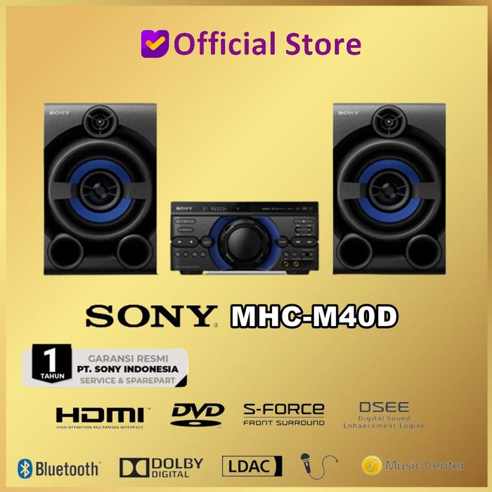Promo SONY MHC-M40D High Power Audio System with DVD Hi-Fi MHC 40 M40 D ...