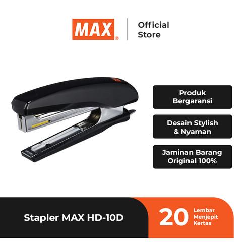 Gambar STAPLER MAX HD-10D / PENJEPRET KERTAS HD 10 D - Hitam dari harmony stationery_NEW undefined Tokopedia