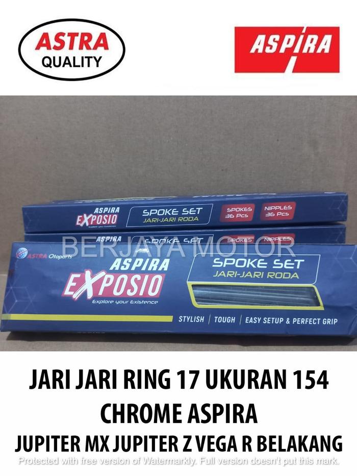 Gambar JARI JARI RING 17 JUPITER MX JUPITER Z VEGA R BELAKANG 154 CHROME dari berjaya motor 24 undefined Tokopedia