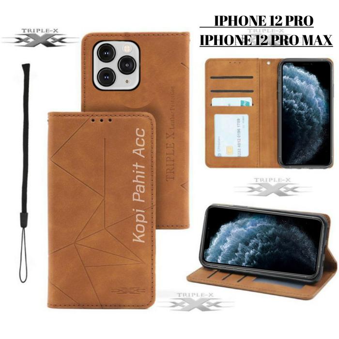 Jual Iphone 12 Pro 12 Pro Max Flip Cover Wallet Leather Case