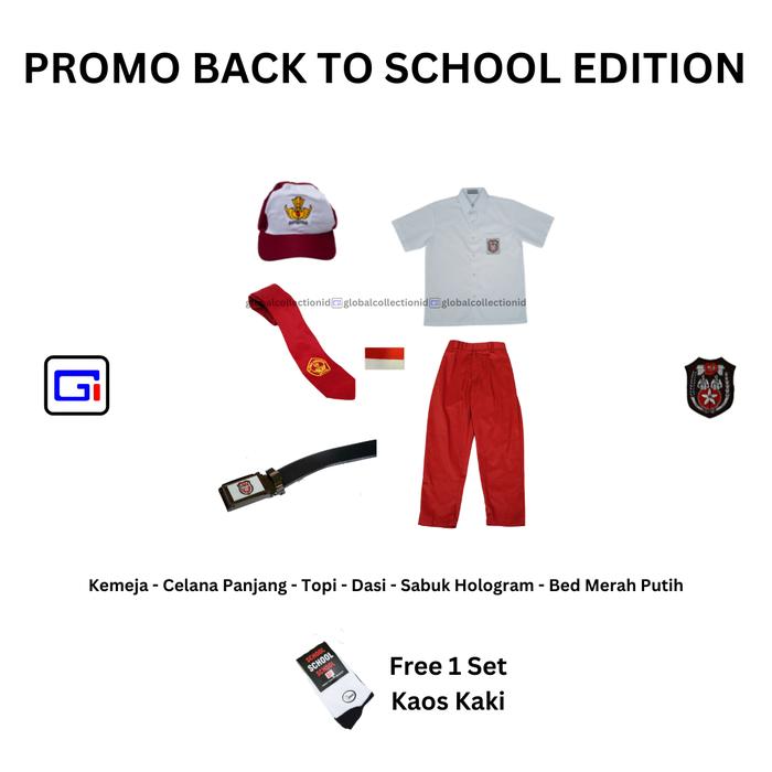 Gambar Setelan Seragam Sekolah Premium SD Cowok Global Collection Pdk Pjg - Kelas 1 dari Global Collection Malang undefined Tokopedia