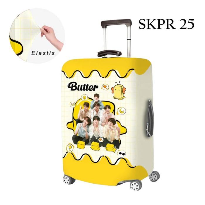 Gambar Luggage Koper BTS Butter 20 inch 24 26 28 Elastis Kuning Size M L S - S, SKPR 23 dari Morine storeshopp undefined Tokopedia