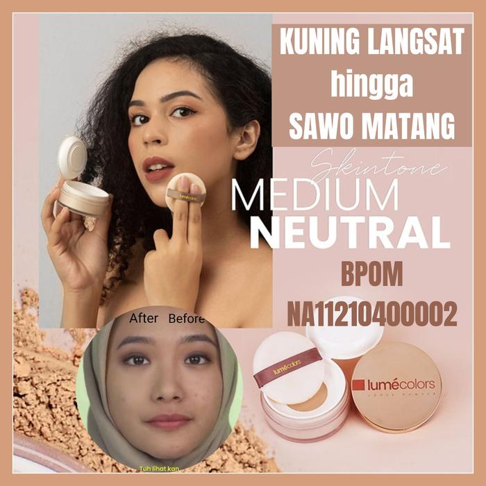 Gambar Lumecolors Loose Powder - Medium Neutral dari Trueve Lumecolors Surabaya Agen undefined Tokopedia