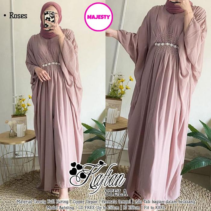 Gambar Goenzshop Kaftan Stela - white dari Goenzshop undefined 2 Tokopedia