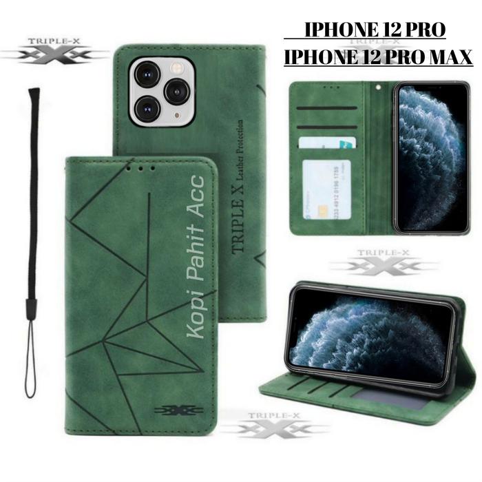 Jual Iphone 12 Pro 12 Pro Max Flip Cover Wallet Leather Case