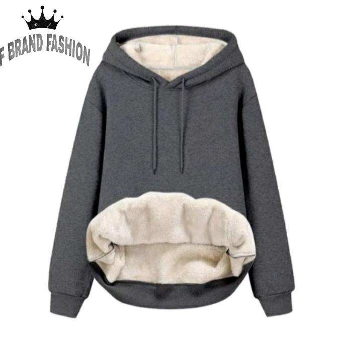 Gambar Jaket hoodie pria / hoodie zipper / jaket musim dingin / jaket bulu - abu tua, 4XL dari F Brand Fashion undefined Tokopedia