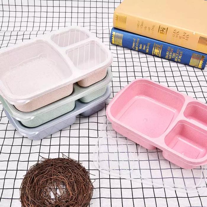 Gambar COD Tempat Makan Kotak Bekal Tempat Nasi Penyimpanan Makanan Anak dari Ratu Shopping PKU undefined Tokopedia