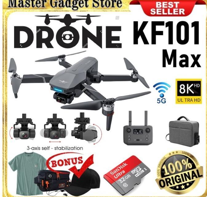 Gambar In Stock Drone Kf101 Pro Gps 5G 4K Hd Esc Camera 3-Axis Gimbal Eis - 1 Battery, KF101 Max dari Bahagia Storess undefined Tokopedia