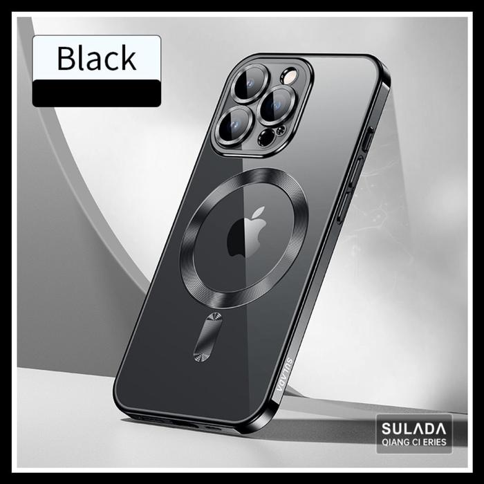 Gambar IPHONE 14 / PRO / PLUS / MAX CASE SULADA PLATING LENS MAGSAFE ORIGINAL - HITAM., IPHONE 14 6.1 dari Original Shop Nillkin Kota Administrasi Jakarta Pusat Tokopedia