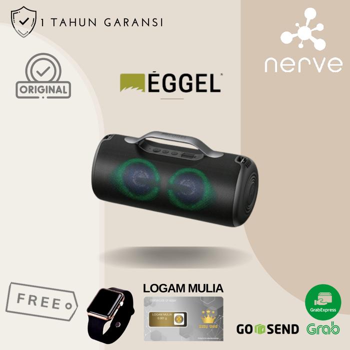 Gambar Eggel Elite XL 2 Waterproof Portable Bluetooth Speaker with RGB Light - Elite XL 2S dari nervedigital undefined Tokopedia